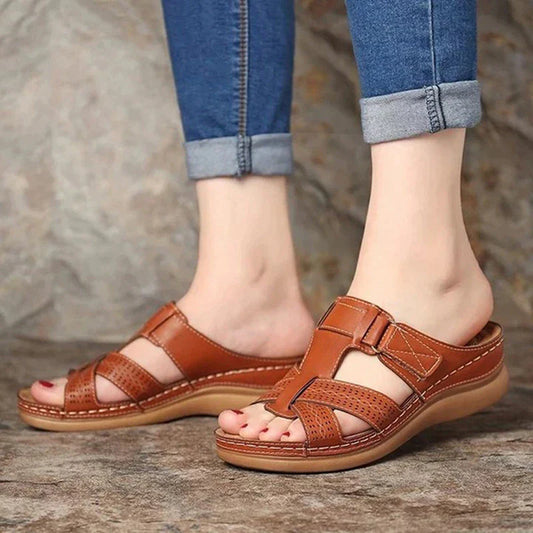 Comfortable Womens Orthopedic Summer Sandals - Pexav