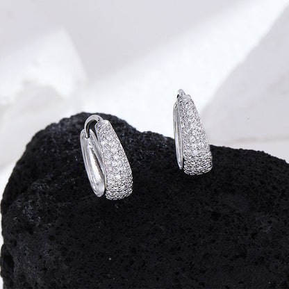 Brilliant Earrings | Dazzling Statement Jewellery-Crystallized Gold-Nora Luxe