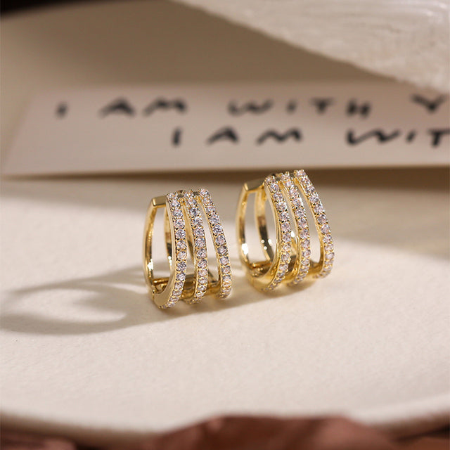 Sparkling Fashion Earrings - Pexav