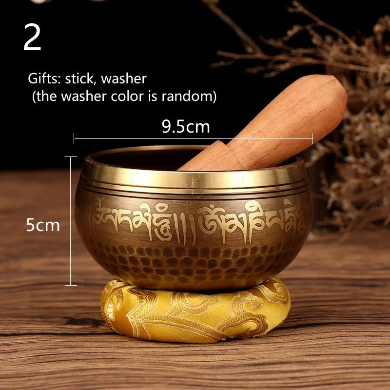 Authentic Tibetan Sound Healing Bowl Set for Meditation