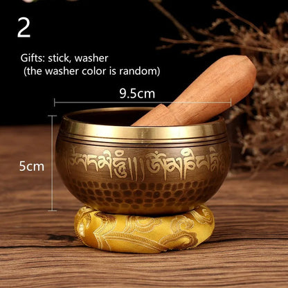 Authentic Tibetan Sound Healing Bowl Set for Meditation