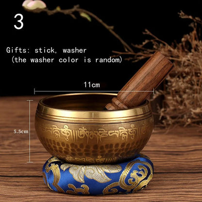 Authentic Tibetan Sound Healing Bowl Set for Meditation