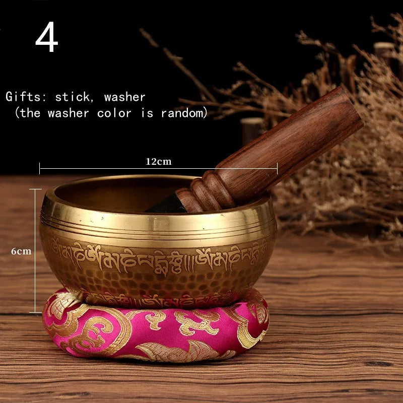 Authentic Tibetan Sound Healing Bowl Set for Meditation