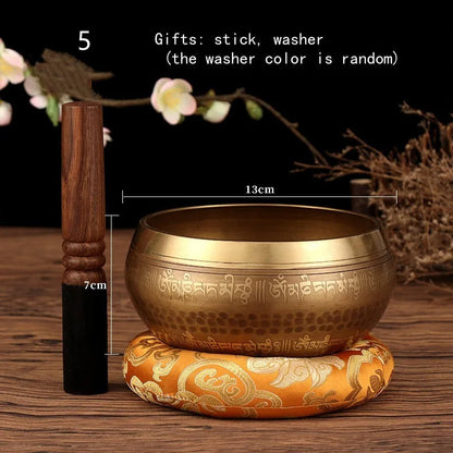 Authentic Tibetan Sound Healing Bowl Set for Meditation