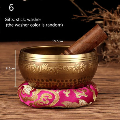 Authentic Tibetan Sound Healing Bowl Set for Meditation