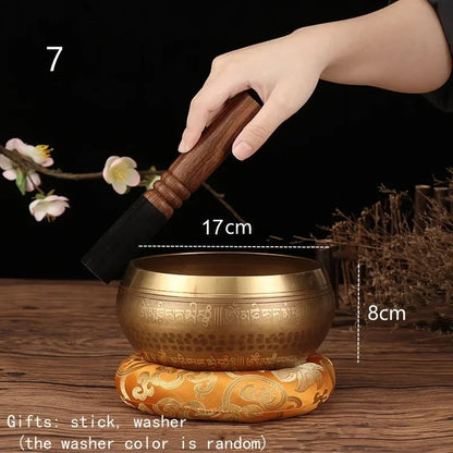 Authentic Tibetan Sound Healing Bowl Set for Meditation
