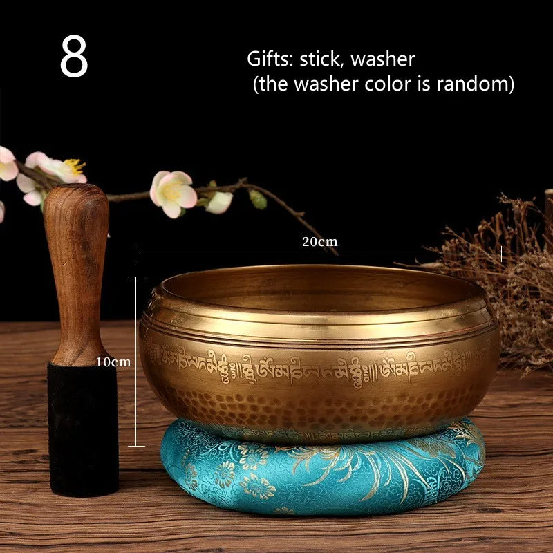 Authentic Tibetan Sound Healing Bowl Set for Meditation