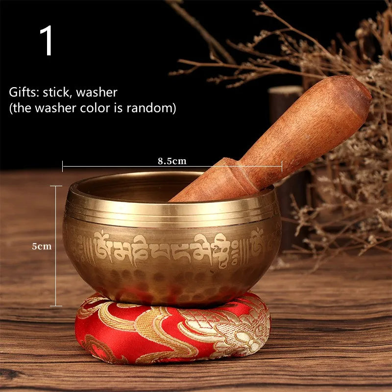 Authentic Tibetan Sound Healing Bowl Set for Meditation