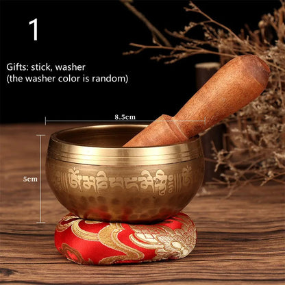 Authentic Tibetan Sound Healing Bowl Set for Meditation