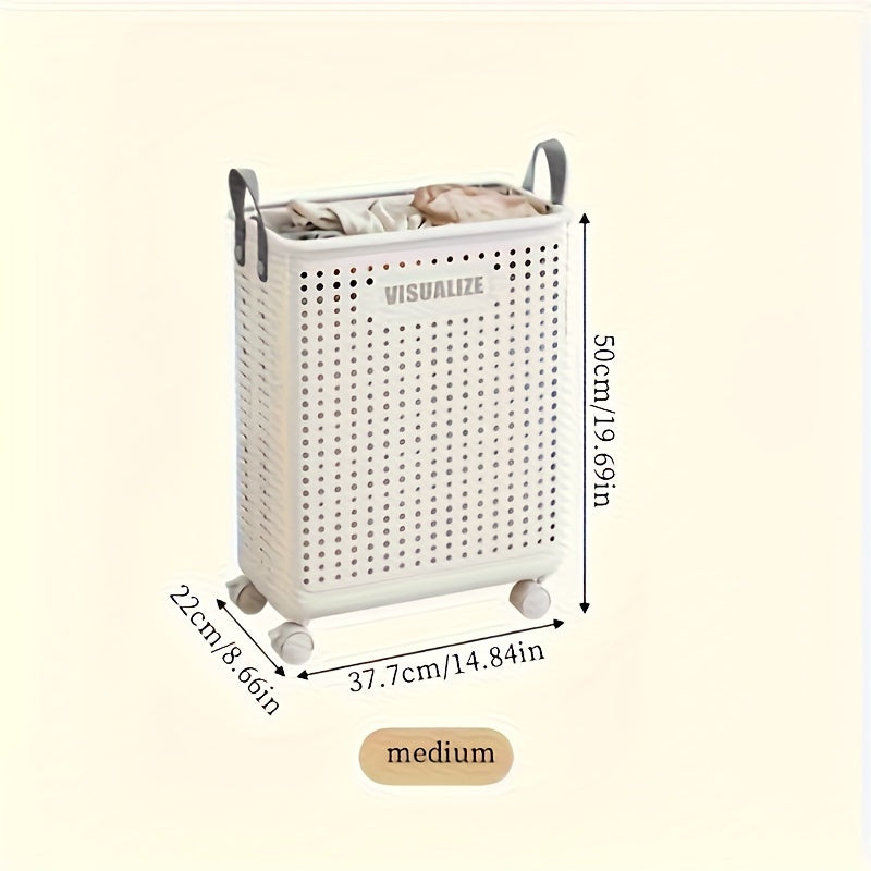 Collapsible Mobile Laundry Basket