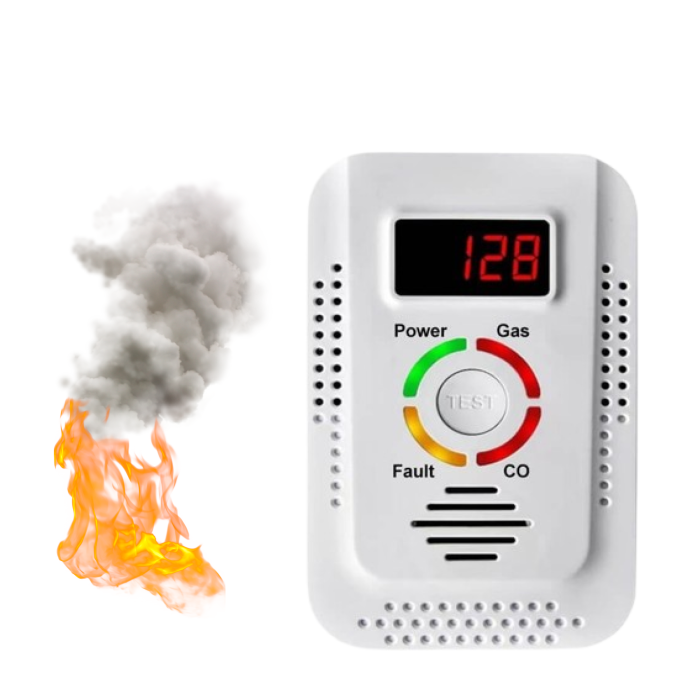 Accurate Home CO Detector with Digital LED Display