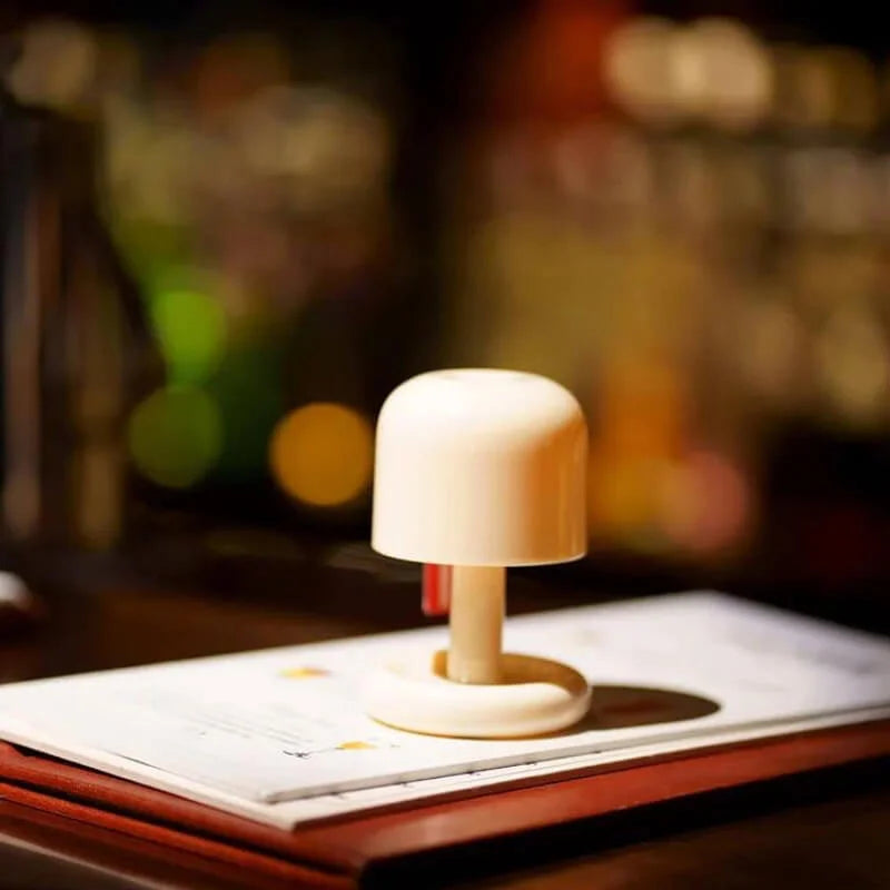 Compact Battery Table Lamp Small Ambient Light