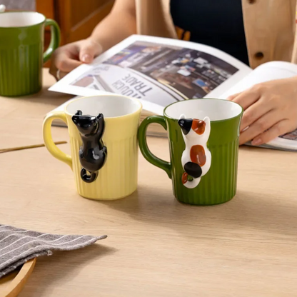 Fun Feline Ceramic Coffee Mug - Pexav