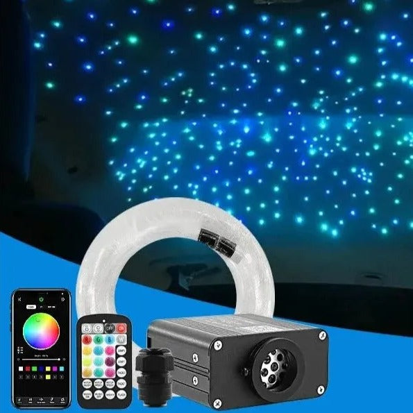 Color Changing Ambient Fiber Optic Lamp - Pexav
