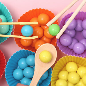 Wooden Educational Bead Sorting Toy