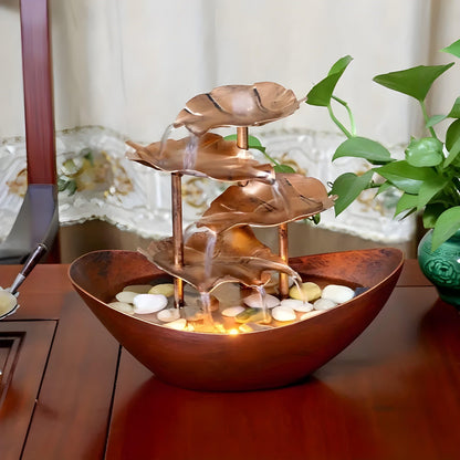 Classic Garden Indoor Water Fountain with LED Lighting