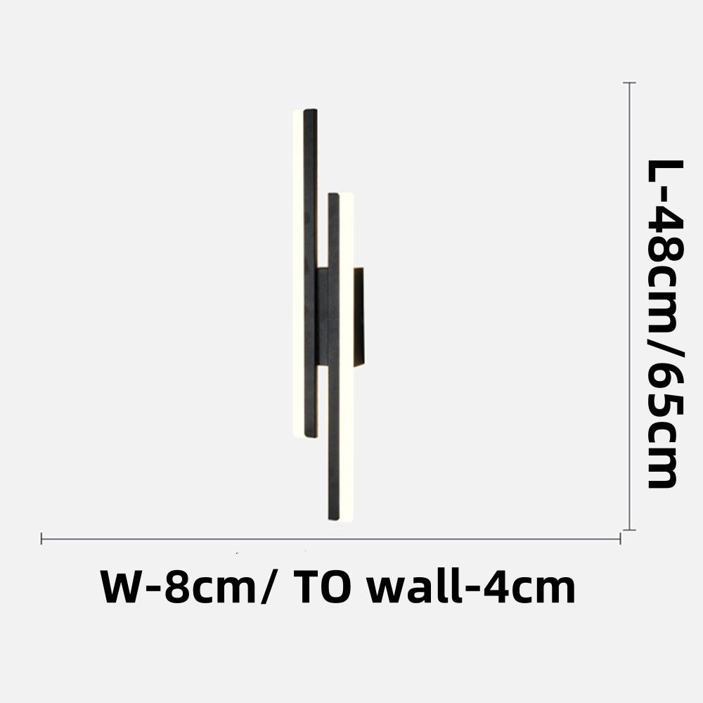 Thin LED Indoor Wall Lamp Contemporary Style