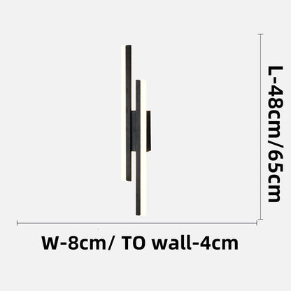 Thin LED Indoor Wall Lamp Contemporary Style