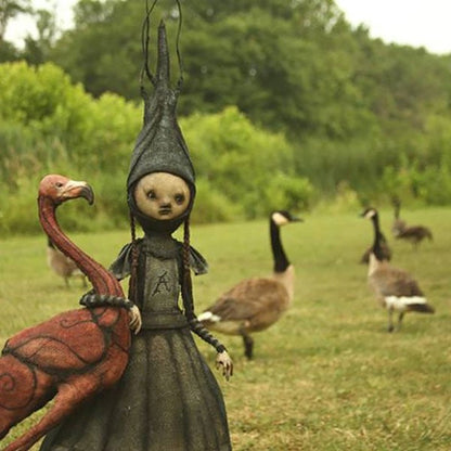Spooky Witch Figurines Halloween Decorations