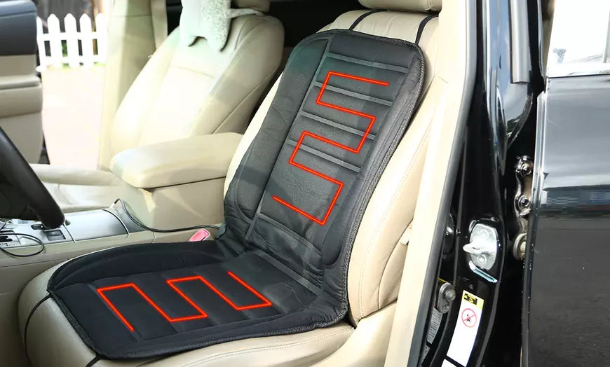 Warm Plush Heated Car Seat Cover Cushion Pad