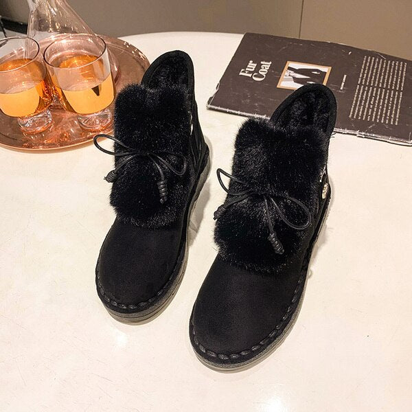 Warm Insulated Ladies Winter Ankle Boots