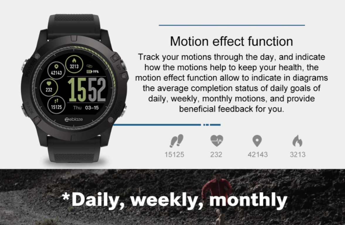 Advanced Fitness Tracker Watch