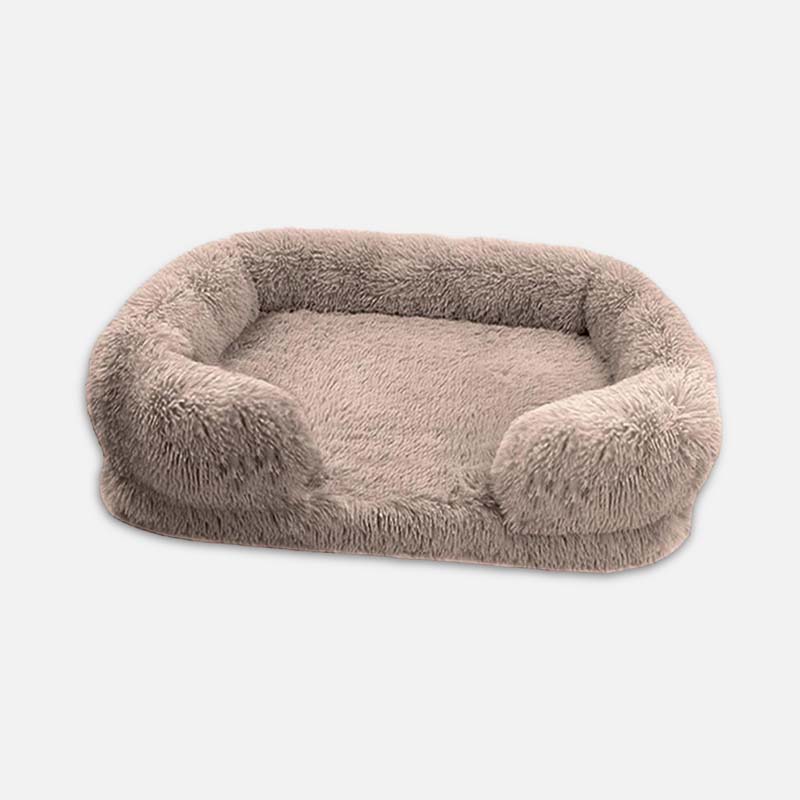 Calming Dog Bed with Memory Foam - Charlie-Beige-S-Nora Luxe