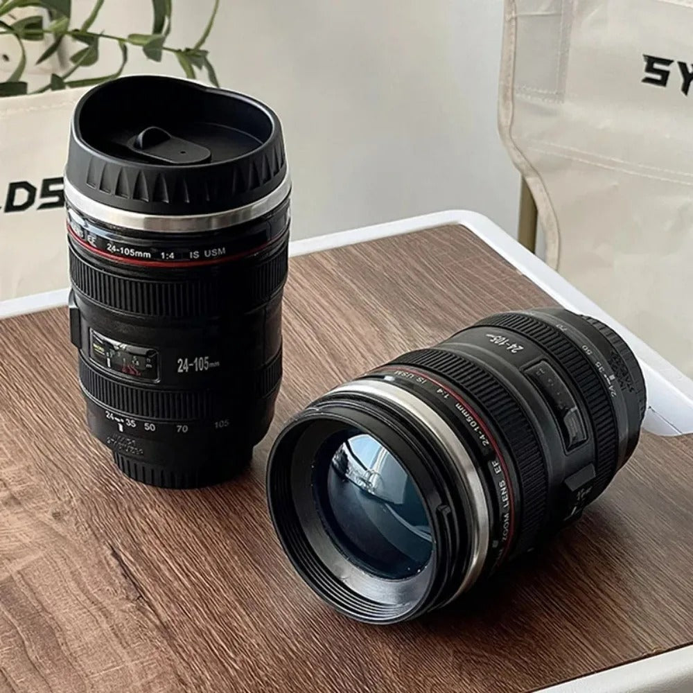 Camera Lens Shaped Coffee Mug - Focus Mug-Nora Luxe