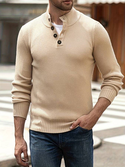 Capri Sweater - Hudson-Beige-M-Nora Luxe