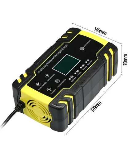 Compact Auto Battery Booster Charger