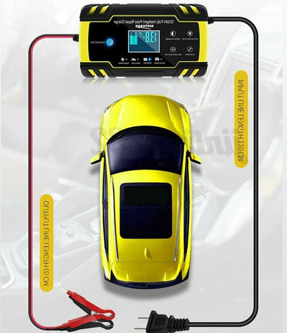 Compact Auto Battery Booster Charger