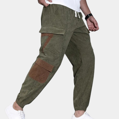 Casual Baggy Cargo Trousers for Men - Zane-Green-XS-Nora Luxe