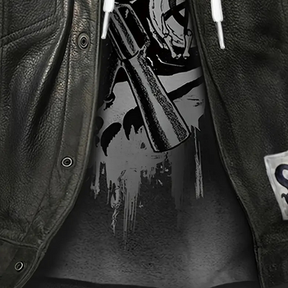 Casual Hoodie with Unique Print for Men - Mason-S-Nora Luxe