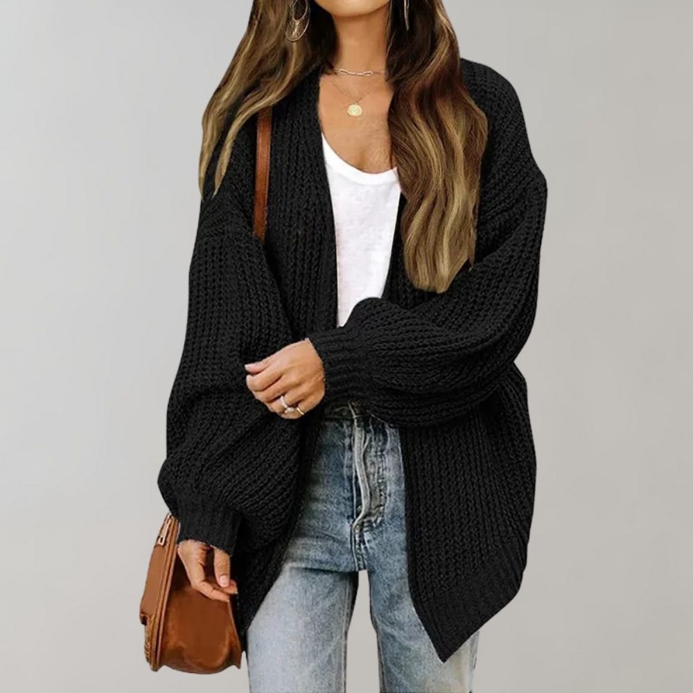 Relaxed Fit Women's Knit Cardigan Aria - Pexav