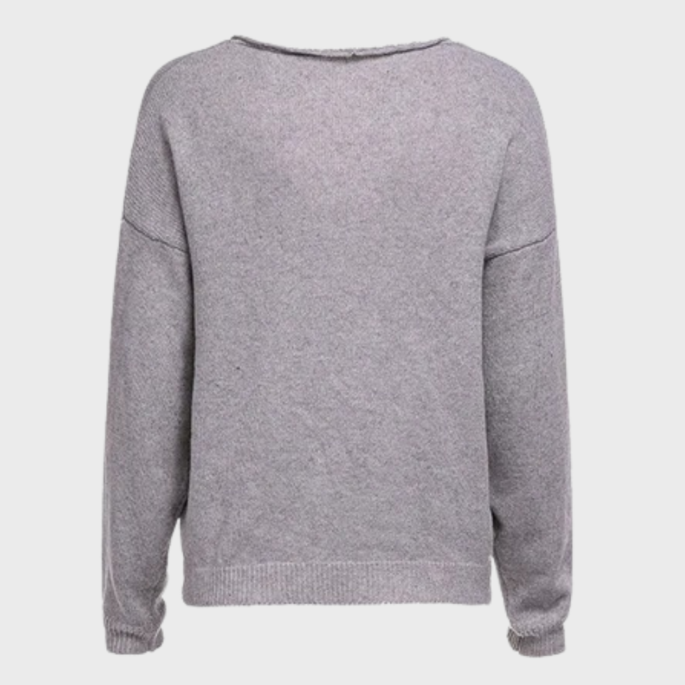 Casual Knitted Women's Sweater - Mila-Yellow-S-Nora Luxe