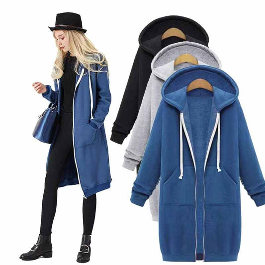 Comfy Women's Zip Up Jacket - Pexav