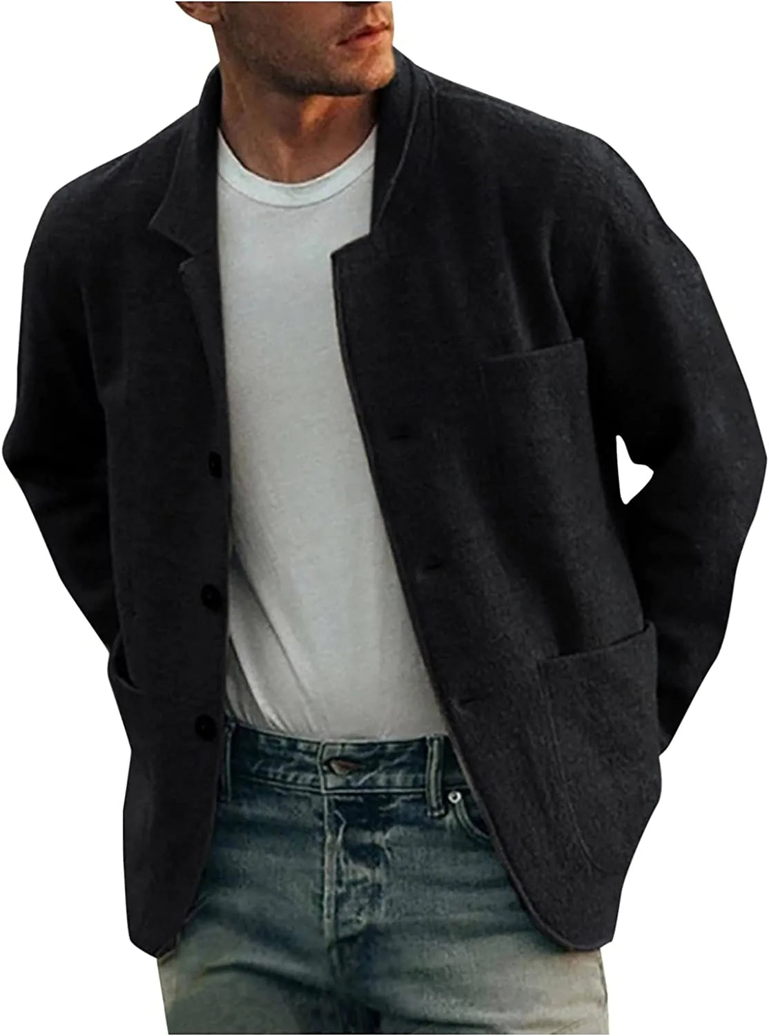 Casual Men's Blazer - Dante-Gray-S-Nora Luxe