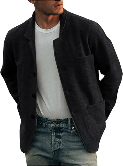 Casual Men's Blazer - Dante-Gray-S-Nora Luxe