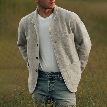 Smart Men's Navy Blazer - Pexav