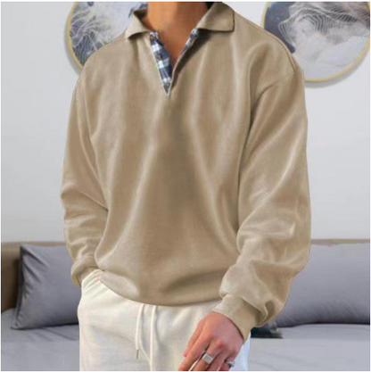 Casual Men's Polo Sweater - Oliver-Brown-S-Nora Luxe