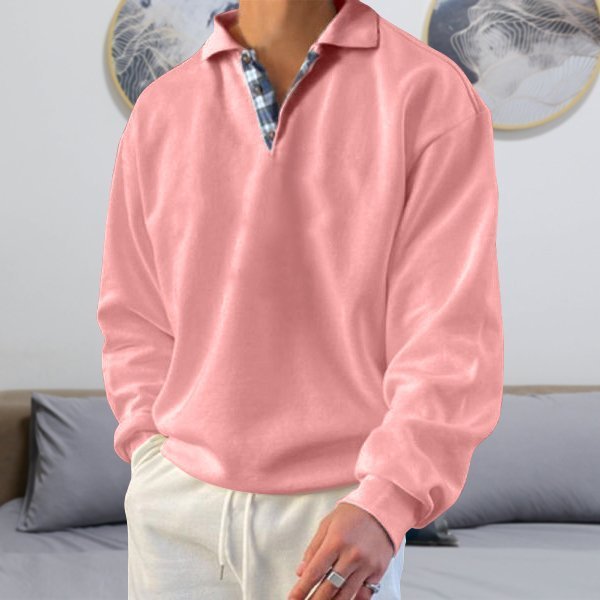 Casual Men's Polo Sweater - Oliver-Rose-S-Nora Luxe
