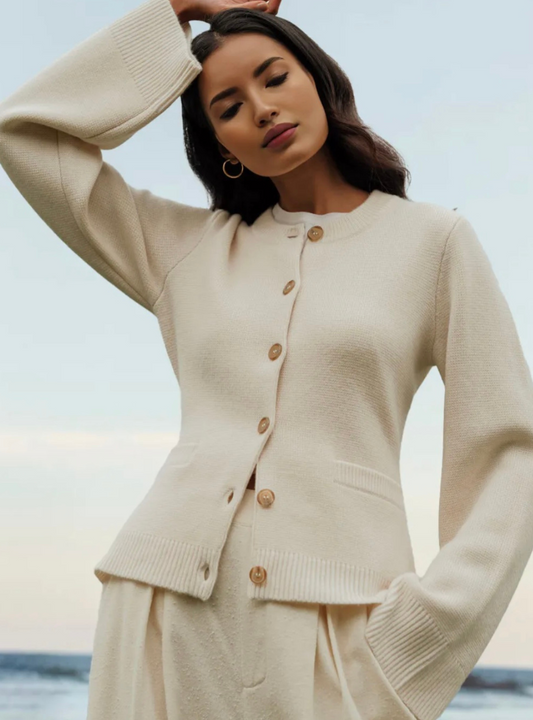 Comfy Women's Button Front Cardigan - Pexav