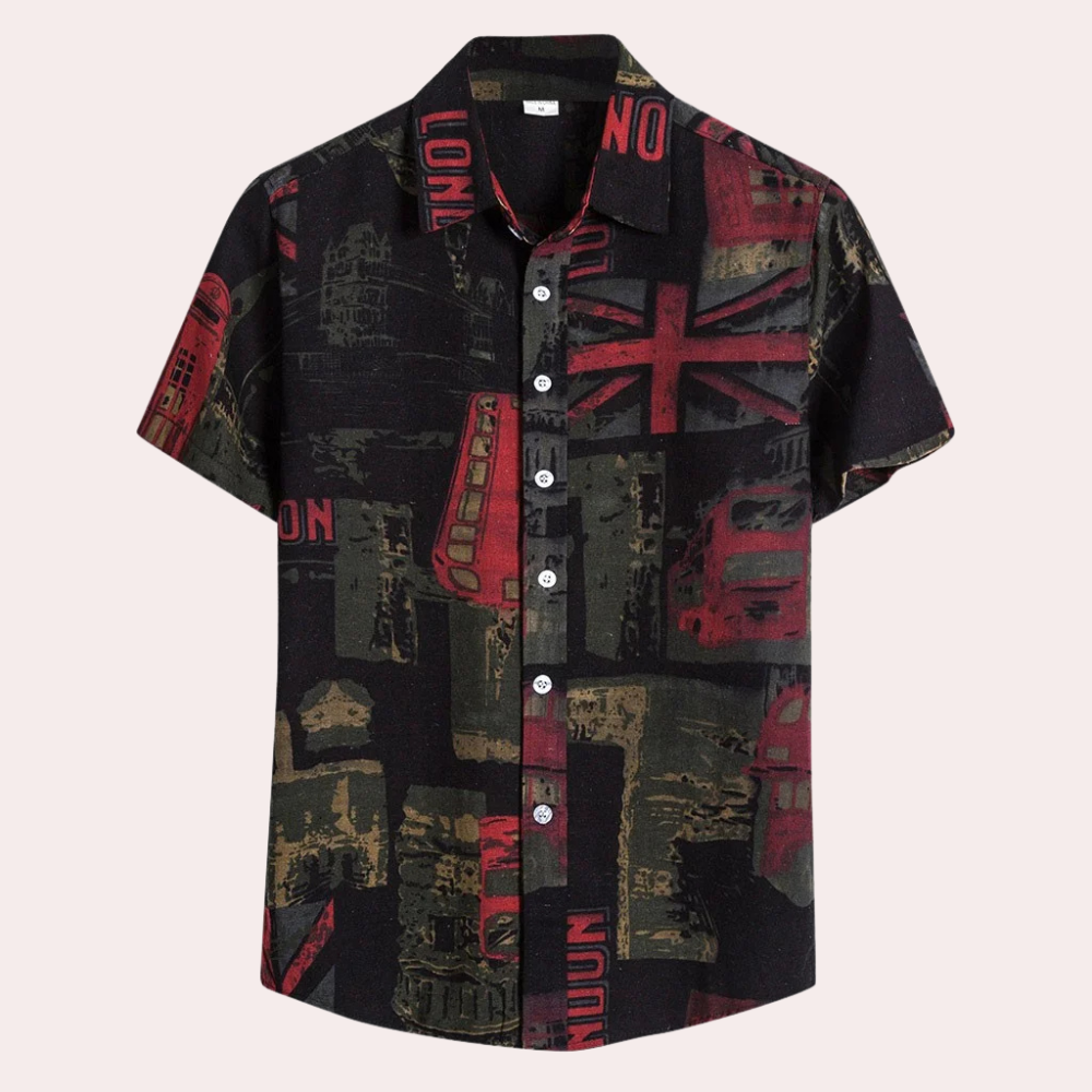 Relaxed Fit Mens Summer Shirt - Pexav