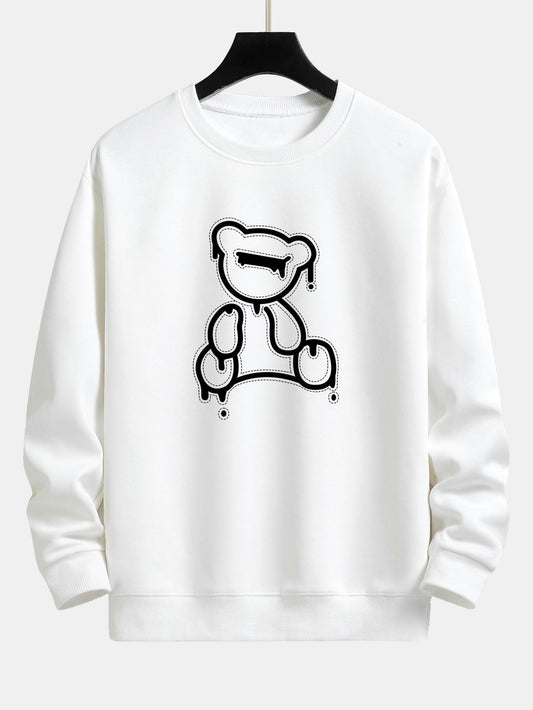 Comfy Fleece Sweatshirt - BearLine - Pexav