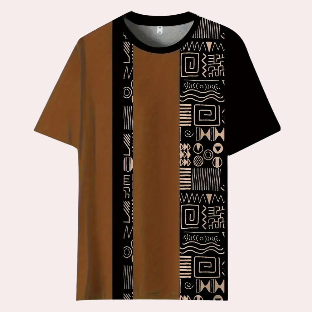 Relaxed Fit Graphic Tee for Men - Milo - Pexav