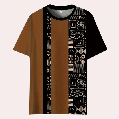 Relaxed Fit Graphic Tee for Men - Milo - Pexav
