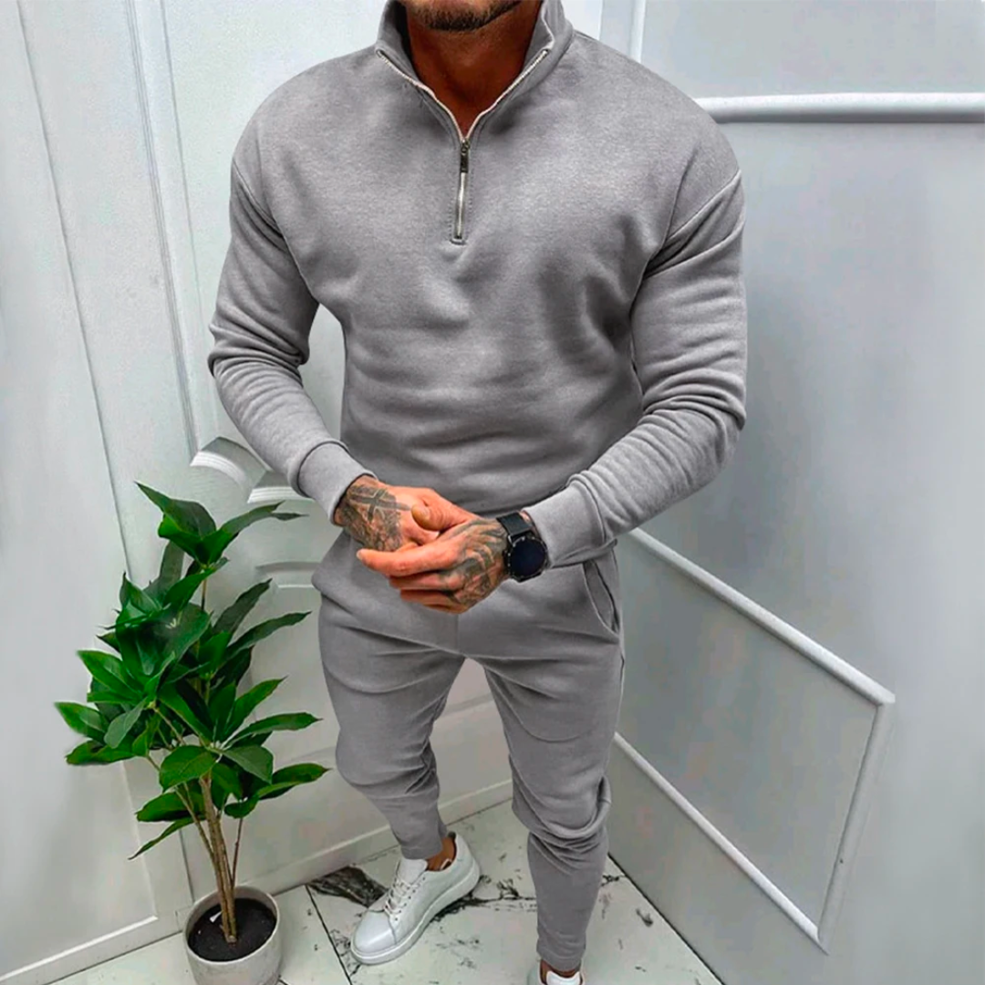 Relaxed Fit 2-Piece Mens Suit - Pexav