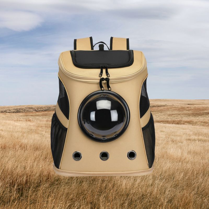 Cat Carrier - CatTrekker-Beige-Nora Luxe