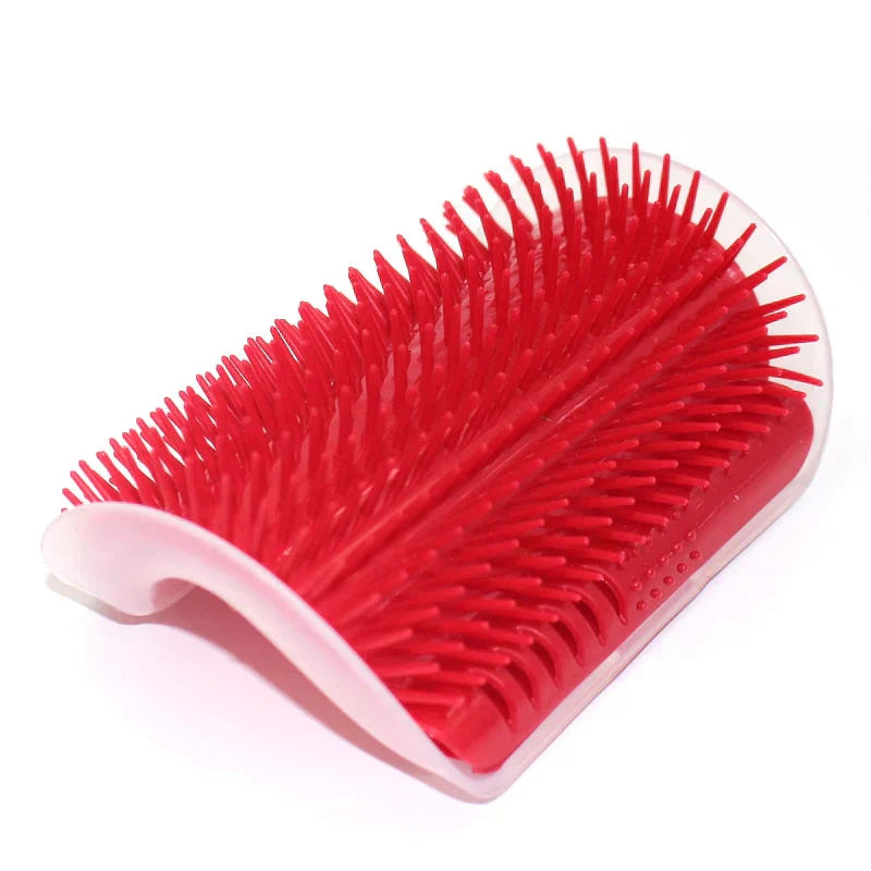 Cat Corner Brush for Self-Care - PurrGroom-Blue-3.54x5.12 inches-Nora Luxe
