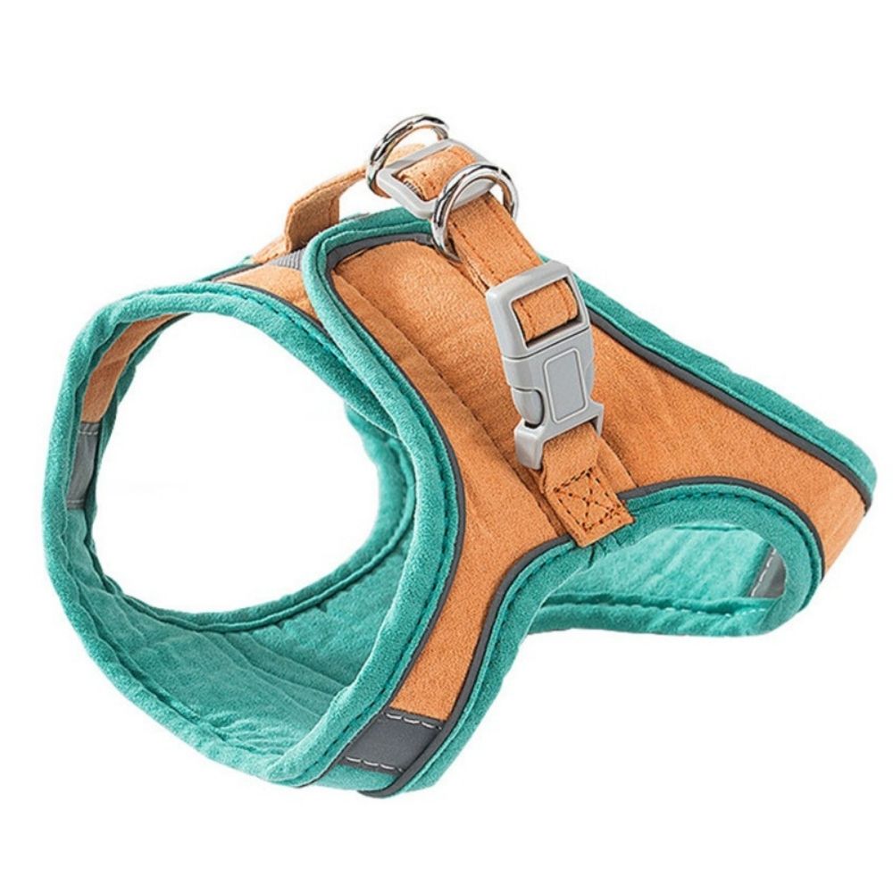 Cat harness - Oscar-Orange | Teal-S-Nora Luxe